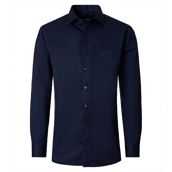 Venti | City Hemd Baumwolle b�gelfrei | Kent Kragen | Marine