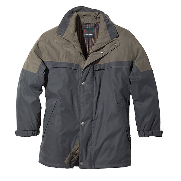 Winterjacke mit SympaTex-Membrane | Anthrazit/Schlamm