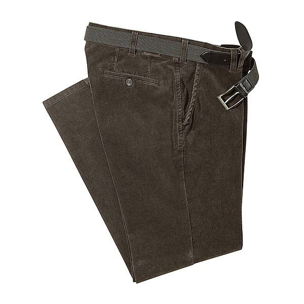 Club of Comfort | Cordhose Thermolite Kurzleib | Braun