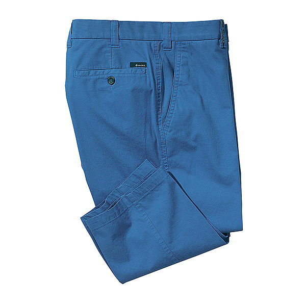 Super leichte Ausstatter Freizeithose Supima | Farbe blau